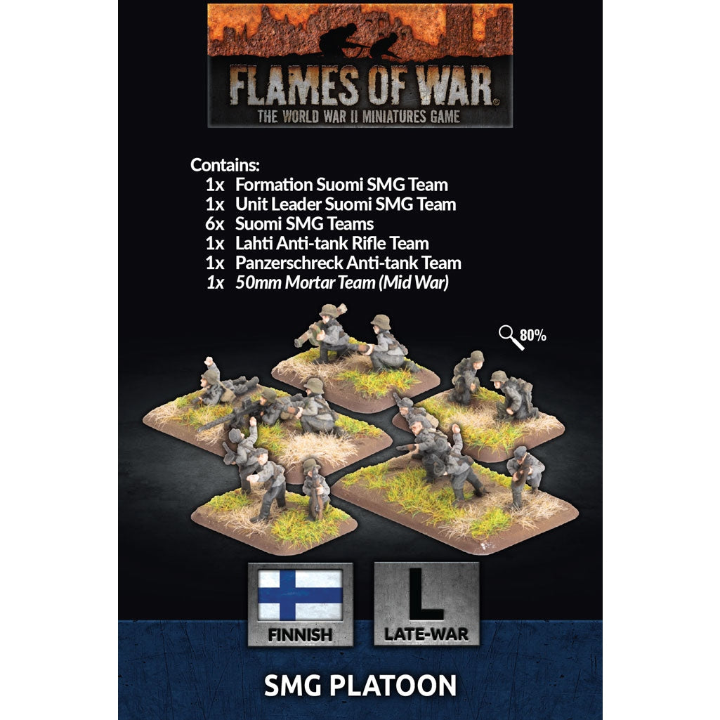 Flames Of War | Finnish | SMG Platoon | 15mm Metal Blister Pack