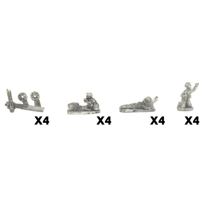 Flames Of War | Finnish | Maxim Machine Gun Platoon | 15mm Metal Blister Pack