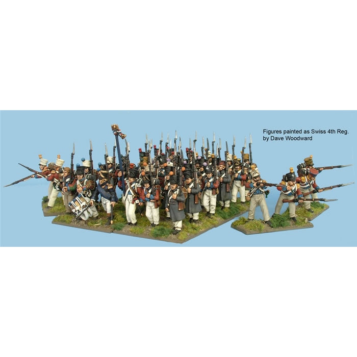 Perry Miniatures | Napoleonic Wars French Line Infantry 1812-1815 | 28mm Plastic Unit | North Star Games | Miniature Kingdoms