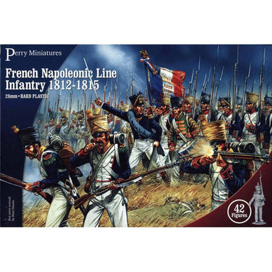 Perry Miniatures | Napoleonic Wars French Line Infantry 1812-1815 | 28mm Plastic Unit | North Star Games | Miniature Kingdoms