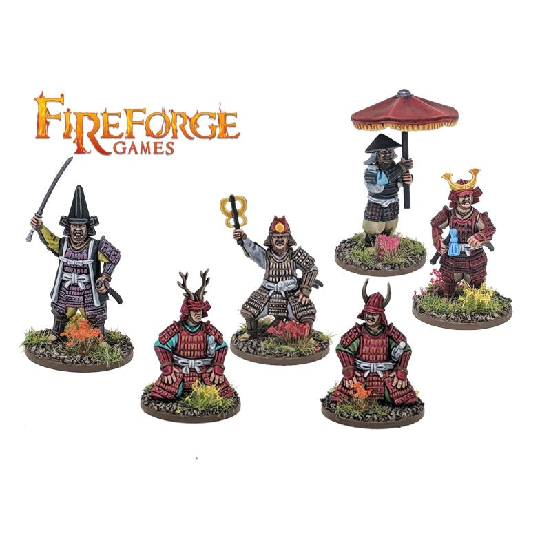 Fireforge | Samurai Wars | Samurai Command | 28mm Plastic Unit
