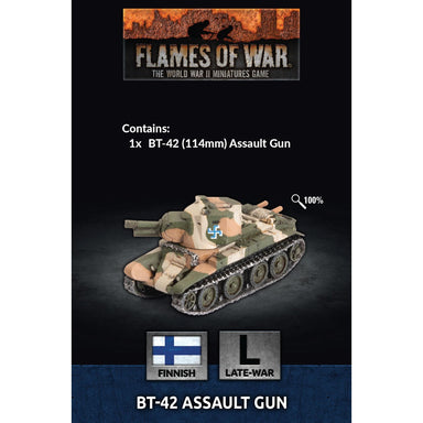 Flames Of War | Finnish | BT-42 Assault Gun | 15mm Metal Blister Pack