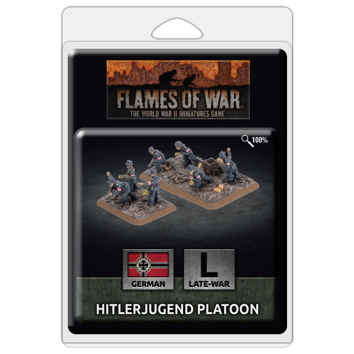 Flames Of War | German | Hitlerjugend Platoon | 15mm Plastic Blister Pack