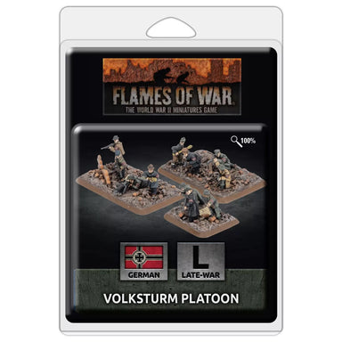 Flames Of War | German | Volksturm Platoon | 15mm Plastic Blister Pack
