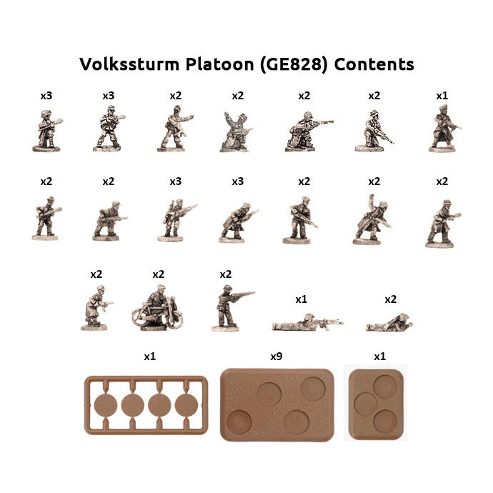 Flames Of War | German | Volksturm Platoon | 15mm Plastic Blister Pack