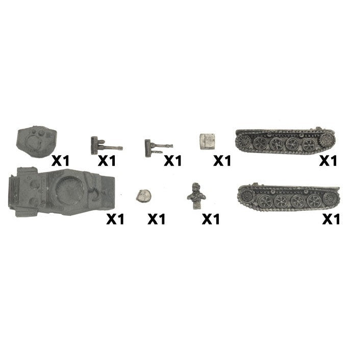 Flames Of War | Hungarian | Toldi Tank | 15mm Metal / Resin Blister Pack