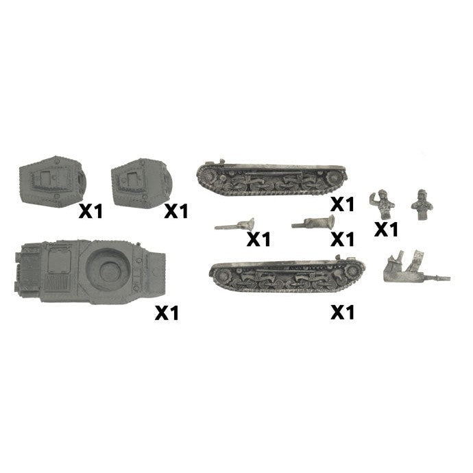 Flames Of War | Hungarian | Turan Tank | 15mm Metal / Resin Blister Pack