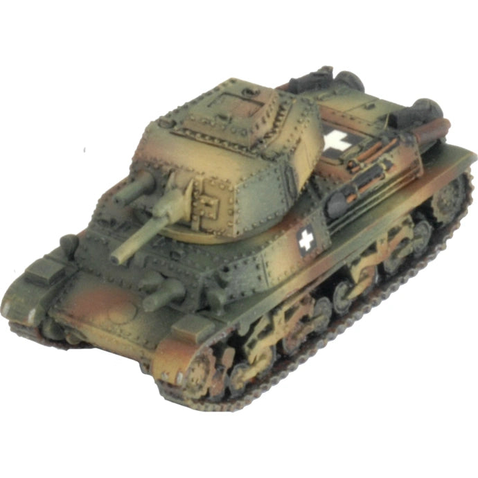 Flames Of War | Hungarian | Turan Tank | 15mm Metal / Resin Blister Pack