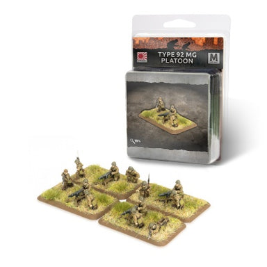 Flames Of War | Japanese | Type 92 MG Platoon | 15mm Plastic Blister Pack