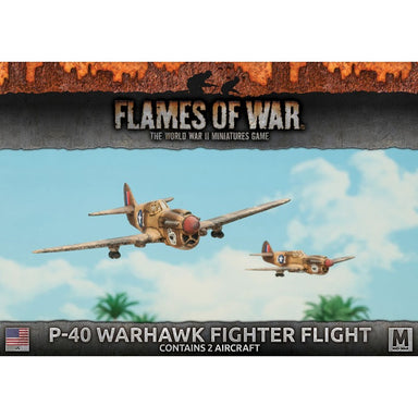 Flames of War | American | P40 Warhawk Flight | 1/144 Resin Metal Unit