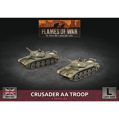 Flames of War | British | Crusader AA Troop | 15mm Plastic Unit
