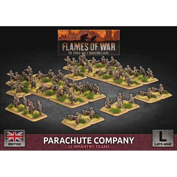 Flames of War | British | Parachute Company | 15mm Plastic Unit