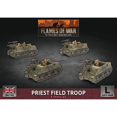 Flames of War | British Priest Field Troop | 15mm Plastic Unit