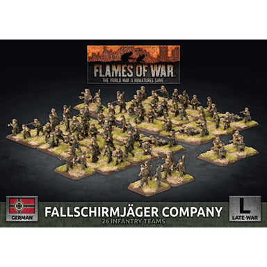 Flames of War | German Fallschirmjager Company | 15mm Plastic Unit