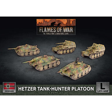 Flames of War | German | Hetzer Tank Hunter | 15mm Plastic Unit
