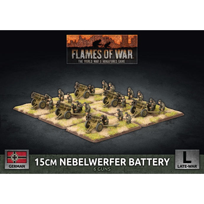 Flames of War | German Nebelwerfer Battery 15cm | 15mm Plastic Unit