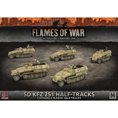 Flames of War | German | Sd Kfz 251 Half Tracks | 15mm Plastic Unit
