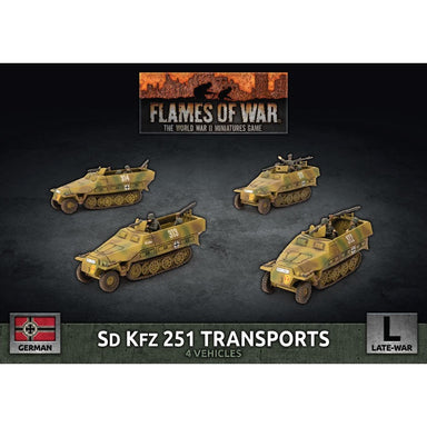 Flames of War | German | Sd Kfz 251 Transports | 15mm Plastic Unit