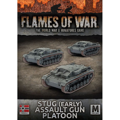 Flames of War | German Stug Early Assault Gun Platoon | 15mm Resin / Metal Unit