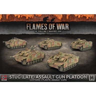 Flames of War | German Stug Late Assault Gun Platoon | 15mm Plastic Unit