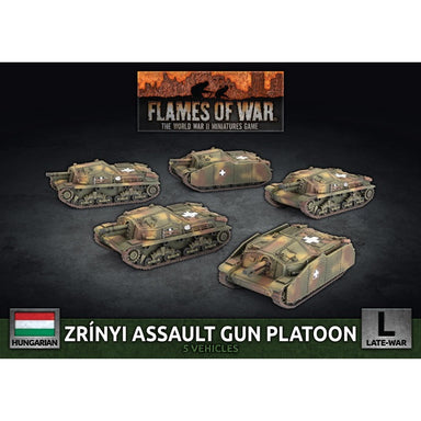 Flames of War | Hungarian | Zrinya Assault Gun Platoon | 15mm Plastic Unit