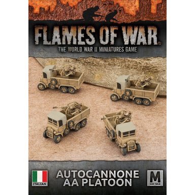 Flames of War | Italian | Autocannone AA Platoon | 15mm Resin / Metal Unit