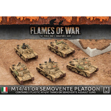 Flames of War | Italian | M14/41 or Semovente Platoon | 15mm Plastic Unit
