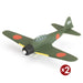 Flames of War | Japanese | Zero Fighter Bomber Flight | 1/144 Scale Plastic Unit