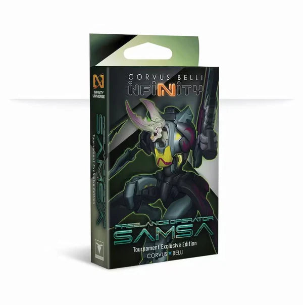 Infinity | Tournament Exclusive | Freelance Operator Samsa Plasma Rifle | 28mm Metal Small Box