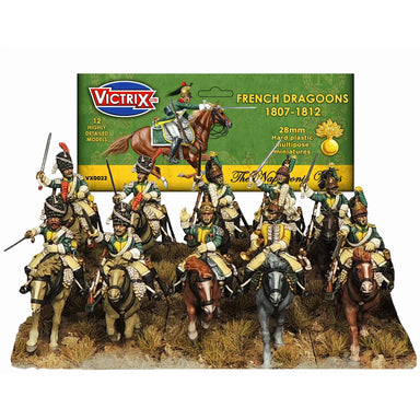 Victrix | Napoleonic French Dragoons 1807-1812 | 28mm Plastic Unit | North Star Games | Miniature Kingdoms