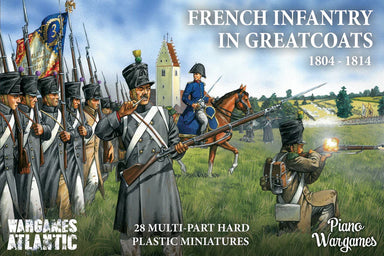 Piano Wargames | French Infantry in Greatcoats 1804-1813 | Plastic Unit