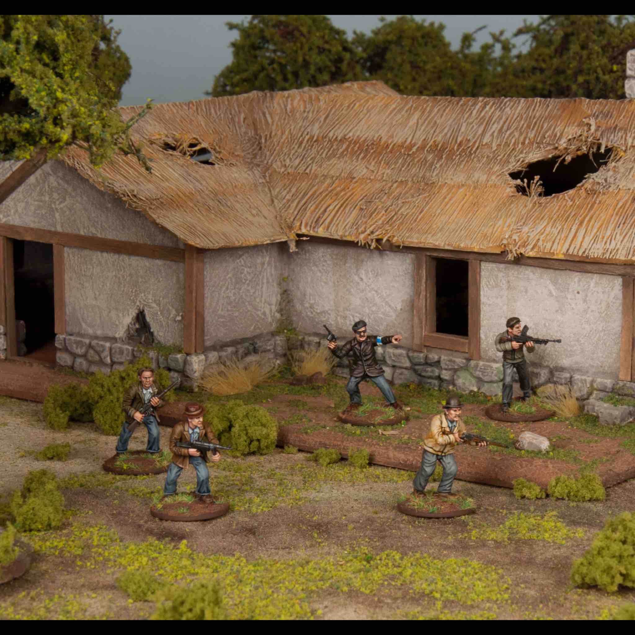 Worlds Ablaze | Partisans 1 French Resistance | Plastic Unit | Wargames Atlantic | Miniature Kingdoms