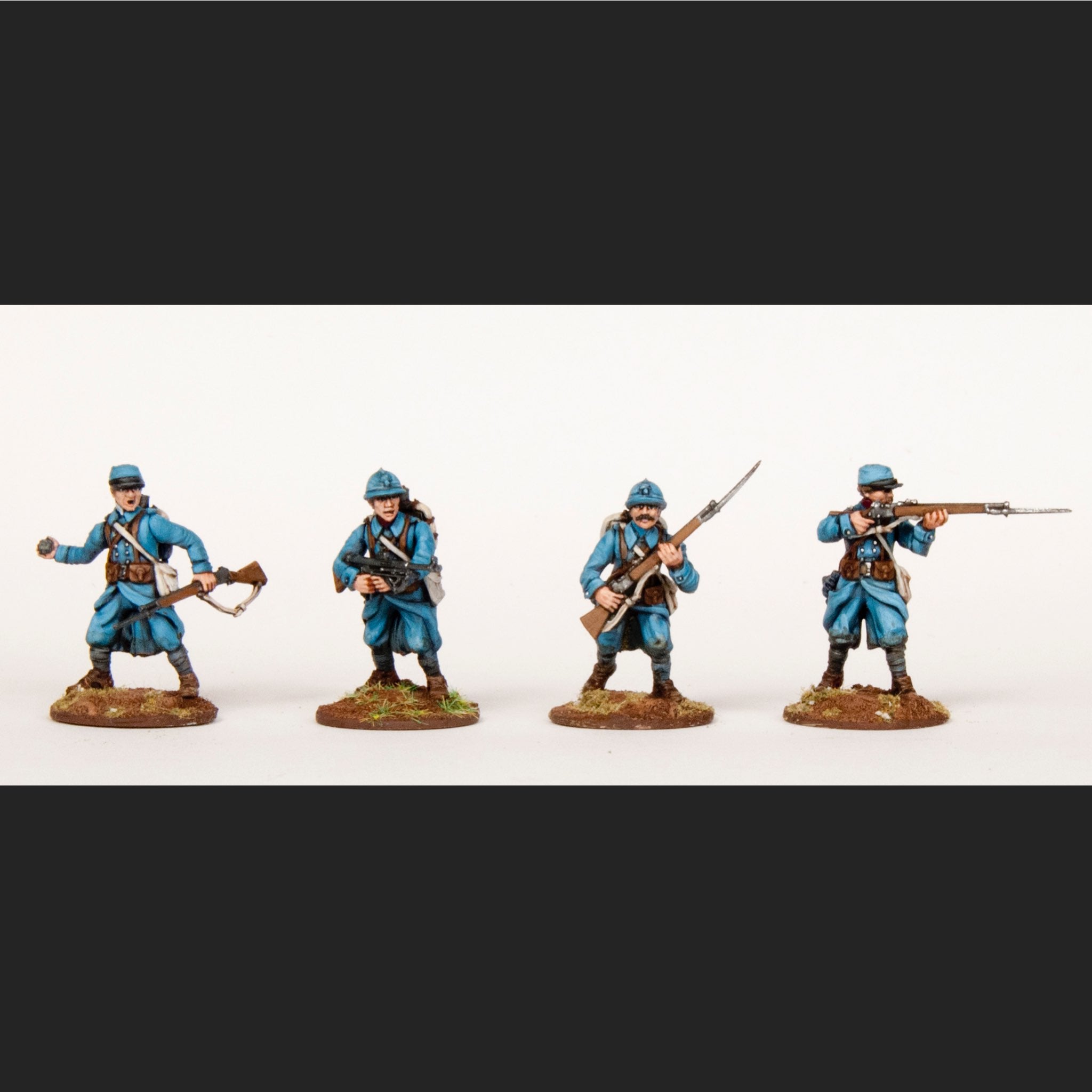 The Great War | French Infantry 1916-1940 | Plastic Unit | Wargames Atlantic | Miniature Kingdoms