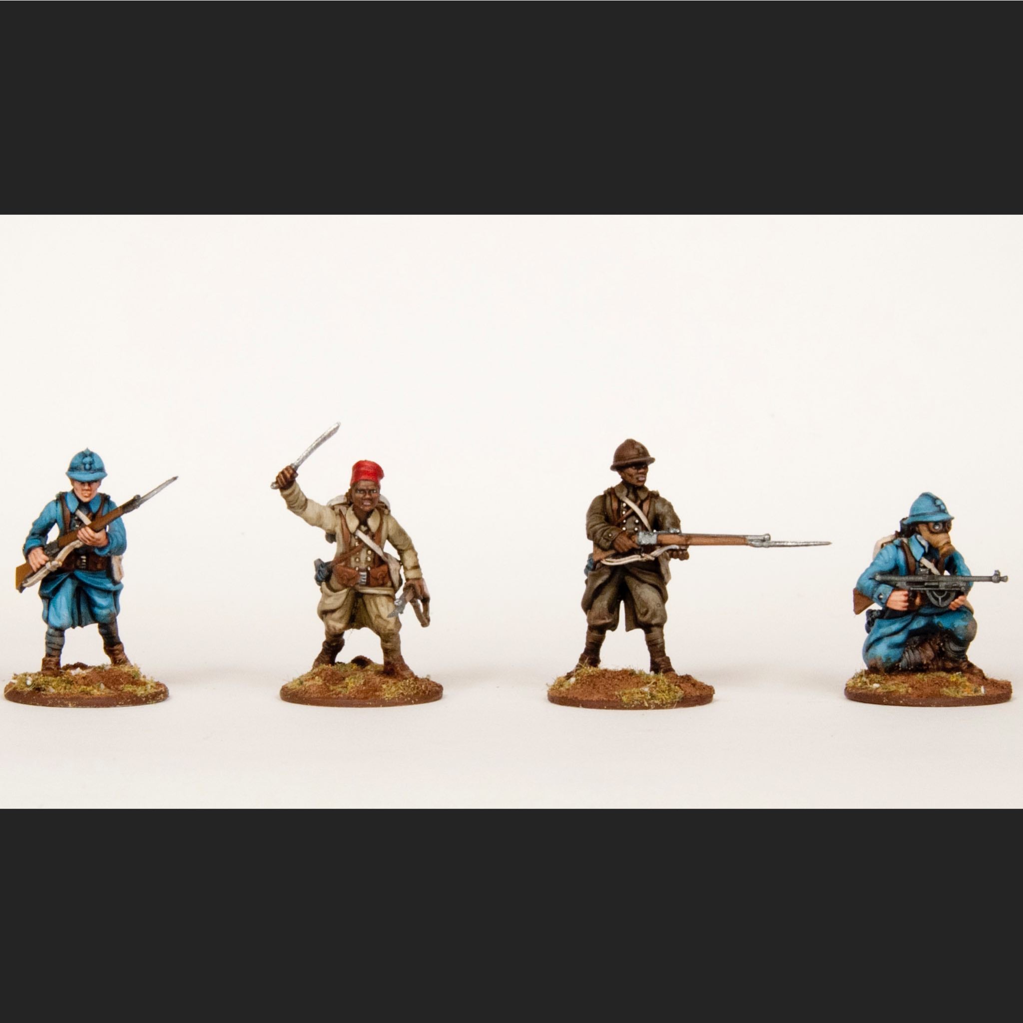 The Great War | French Infantry 1916-1940 | Plastic Unit | Wargames Atlantic | Miniature Kingdoms