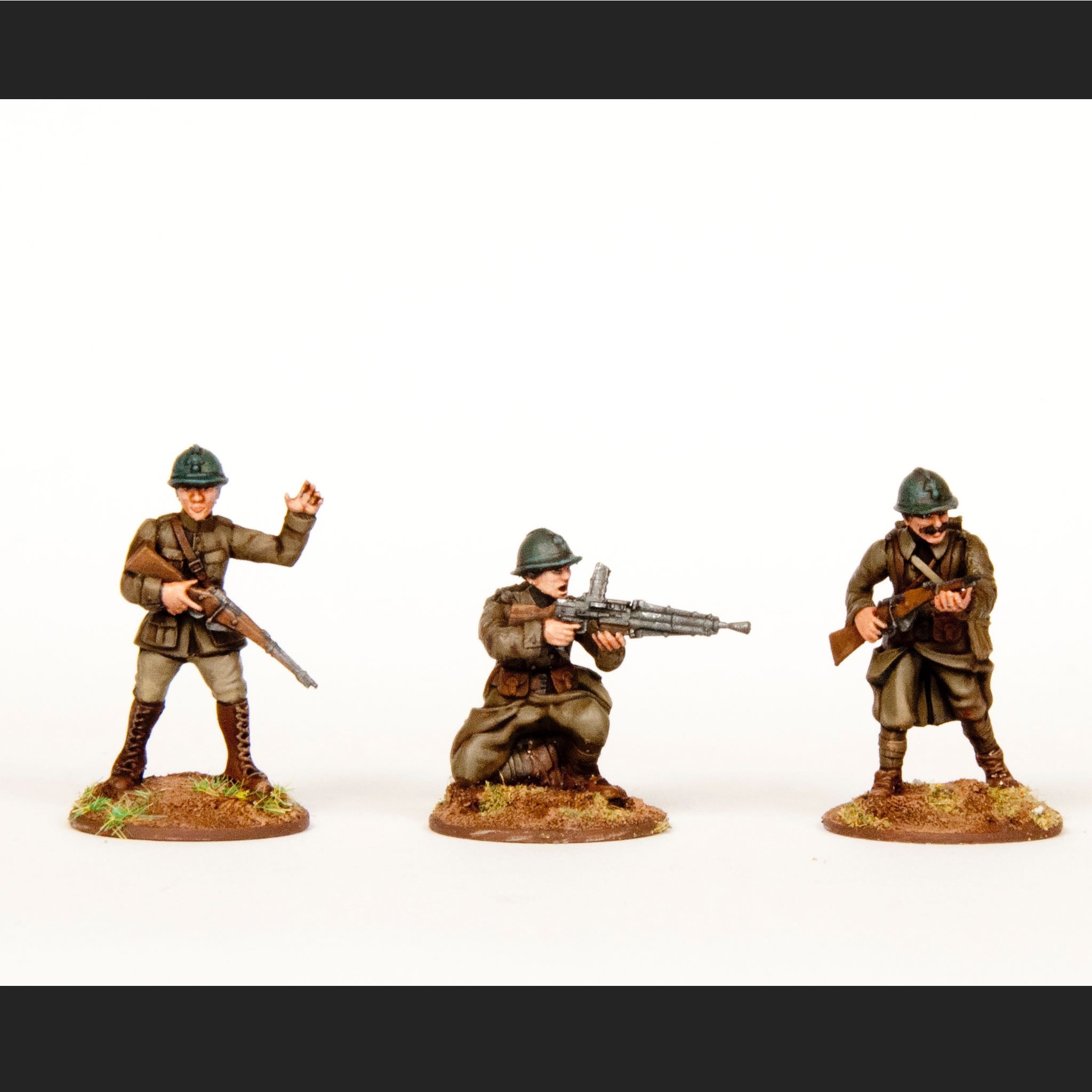 The Great War | French Infantry 1916-1940 | Plastic Unit | Wargames Atlantic | Miniature Kingdoms