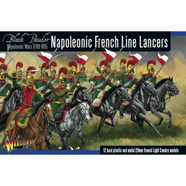 Black Powder | French Line Lancers | 28mm Plastic Unit | Warlord | Miniature Kingdoms