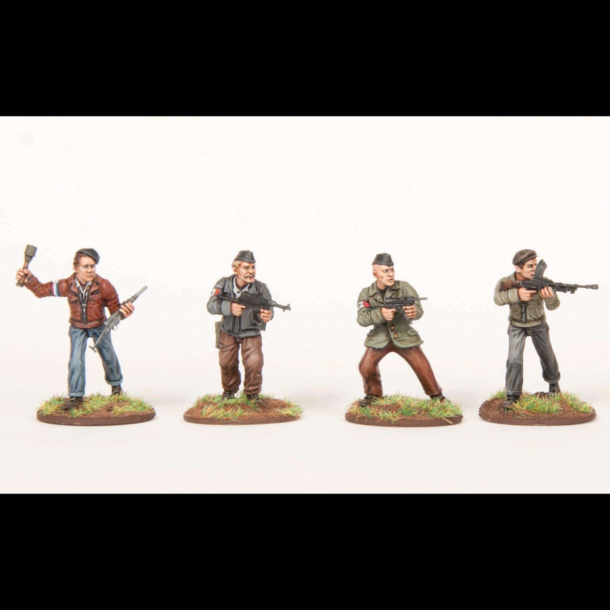 Worlds Ablaze | Partisans 1 French Resistance | Plastic Unit | Wargames Atlantic | Miniature Kingdoms