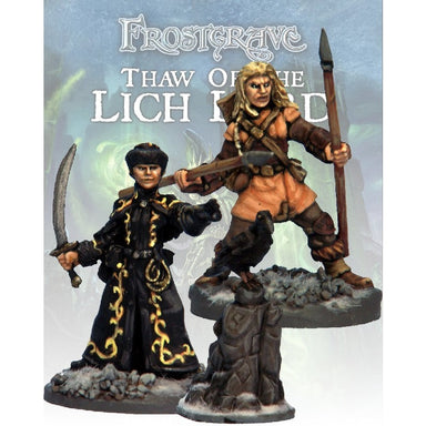 Frostgrave | Crow Master and Javelineer | 28mm Metal Blister Pack