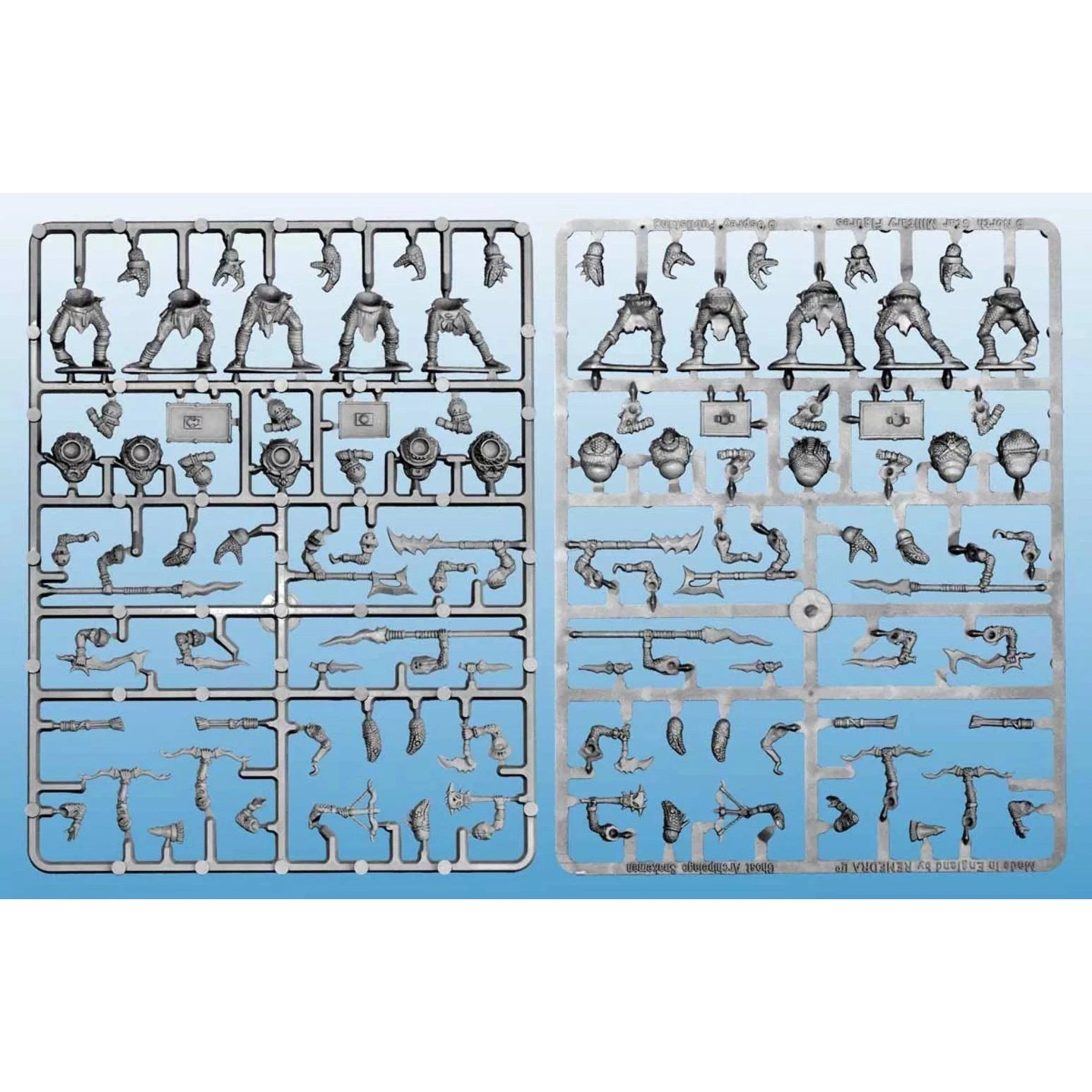 Frostgrave | Ghost Archipelago | Snake-Men | 28mm One Sprue