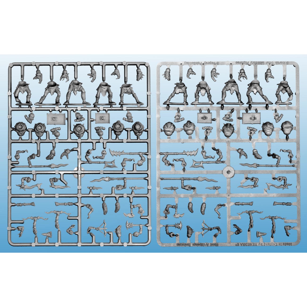 Frostgrave | Ghost Archipelago | Snake Men | 28mm Plastic Unit