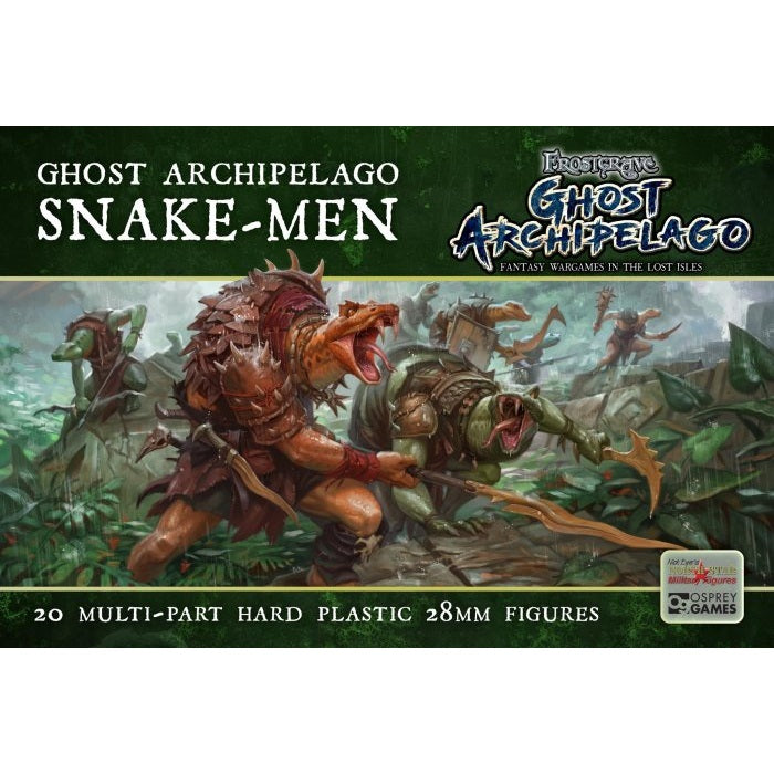 Frostgrave | Ghost Archipelago | Snake Men | 28mm Plastic Unit