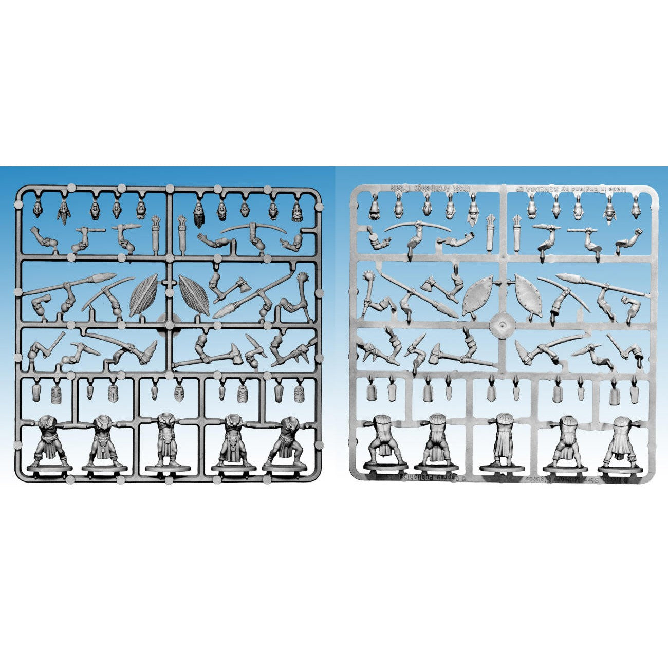 Frostgrave | Ghost Archipelago | Tribals | 28mm One Sprue