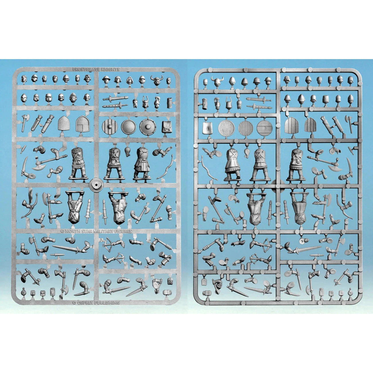 Frostgrave | Knights | 28mm Plastic Unit | North Star Games | Miniature Kingdoms