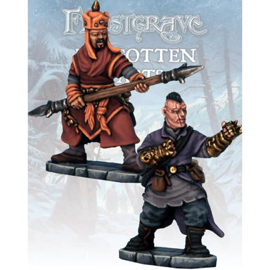 Frostgrave | Monk & Mystic Warrior | 28mm Metal Blister Pack