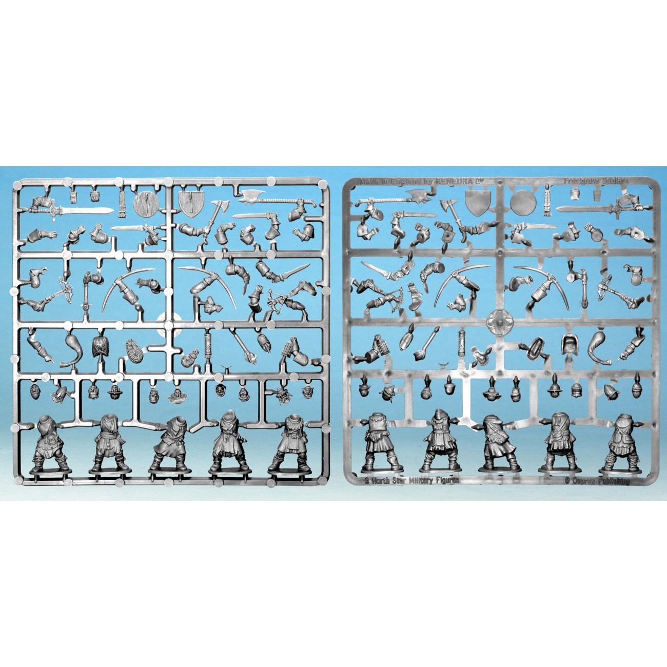 Frostgrave | Frostgrave Soldiers | 28mm One Sprue