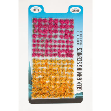 Geek Gaming Scenics | Fuschia / Orange Flowers Tufts | Regular Tuft