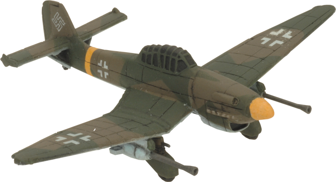 Flames of War | German | Ju 87 Stuka Flight | 1/144 Plastic Unit