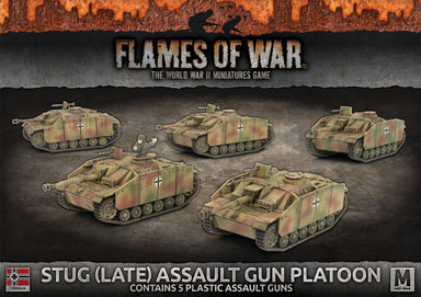 Flames of War | German Stug Late Assault Gun Platoon | 15mm Plastic Unit