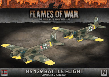 Flames of War | German | HS129 Battle Flight | 1/144 Plastic Unit