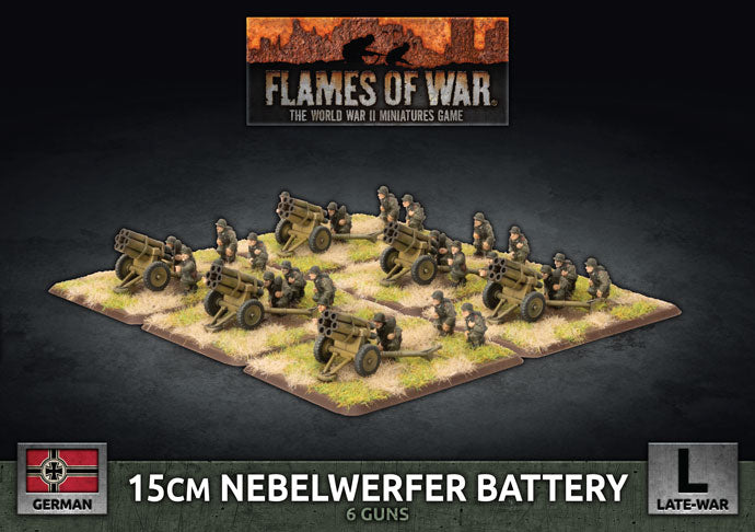 Flames of War | German Nebelwerfer Battery 15cm | 15mm Plastic Unit